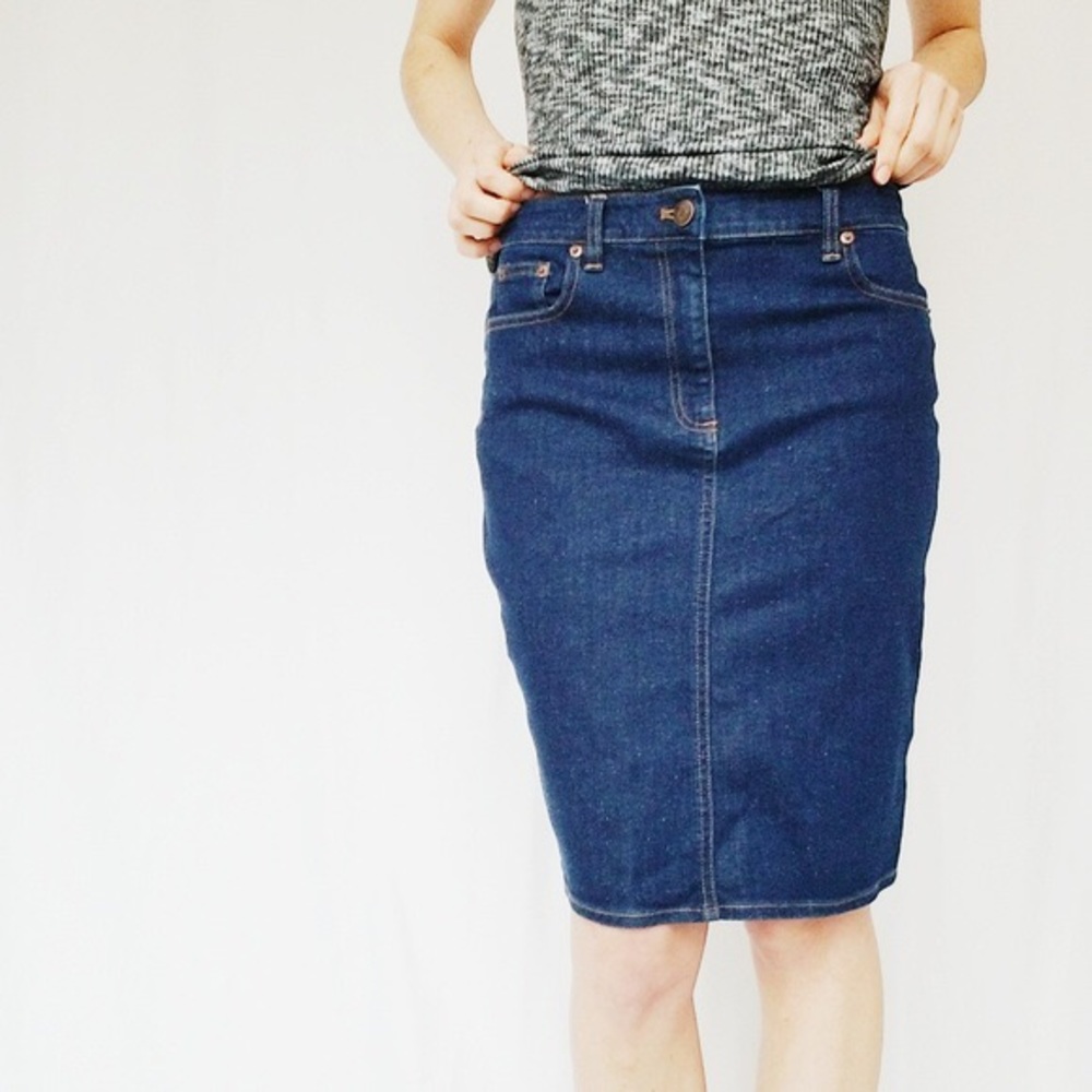 J Crew High-Waisted Midi Skirt